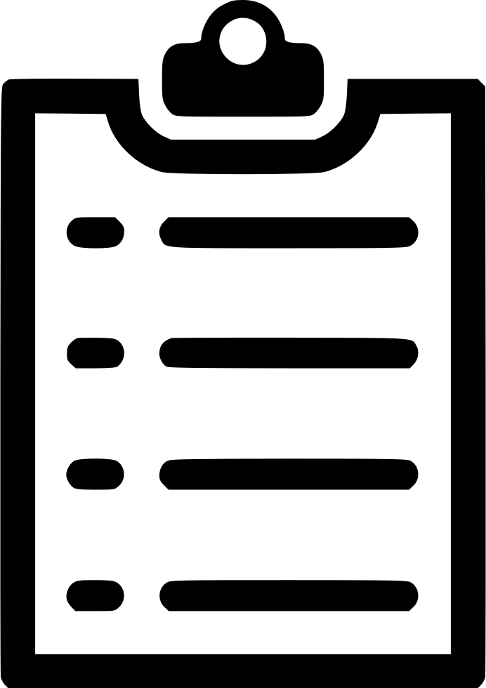 Medical Record Svg Png Icon Free Download Clipart (692x980), Png Download