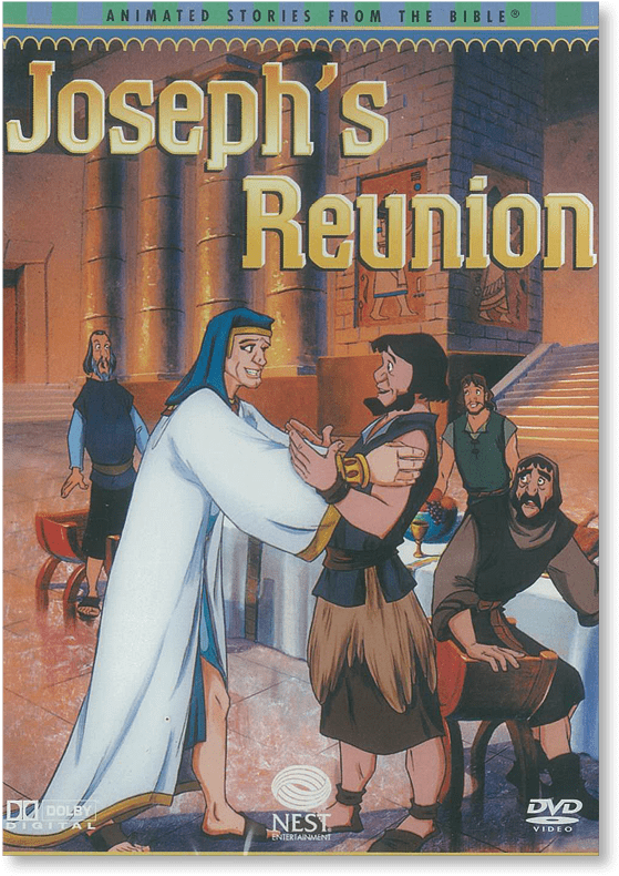 Joseph's Reunion Dvd - Animated Stories From The Bible Clipart (729x938), Png Download