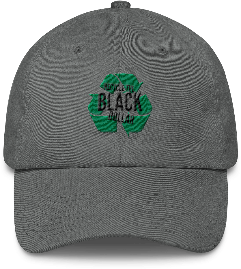Recycle The Black Dollar Cotton Cap - Baseball Cap Clipart (1000x1000), Png Download