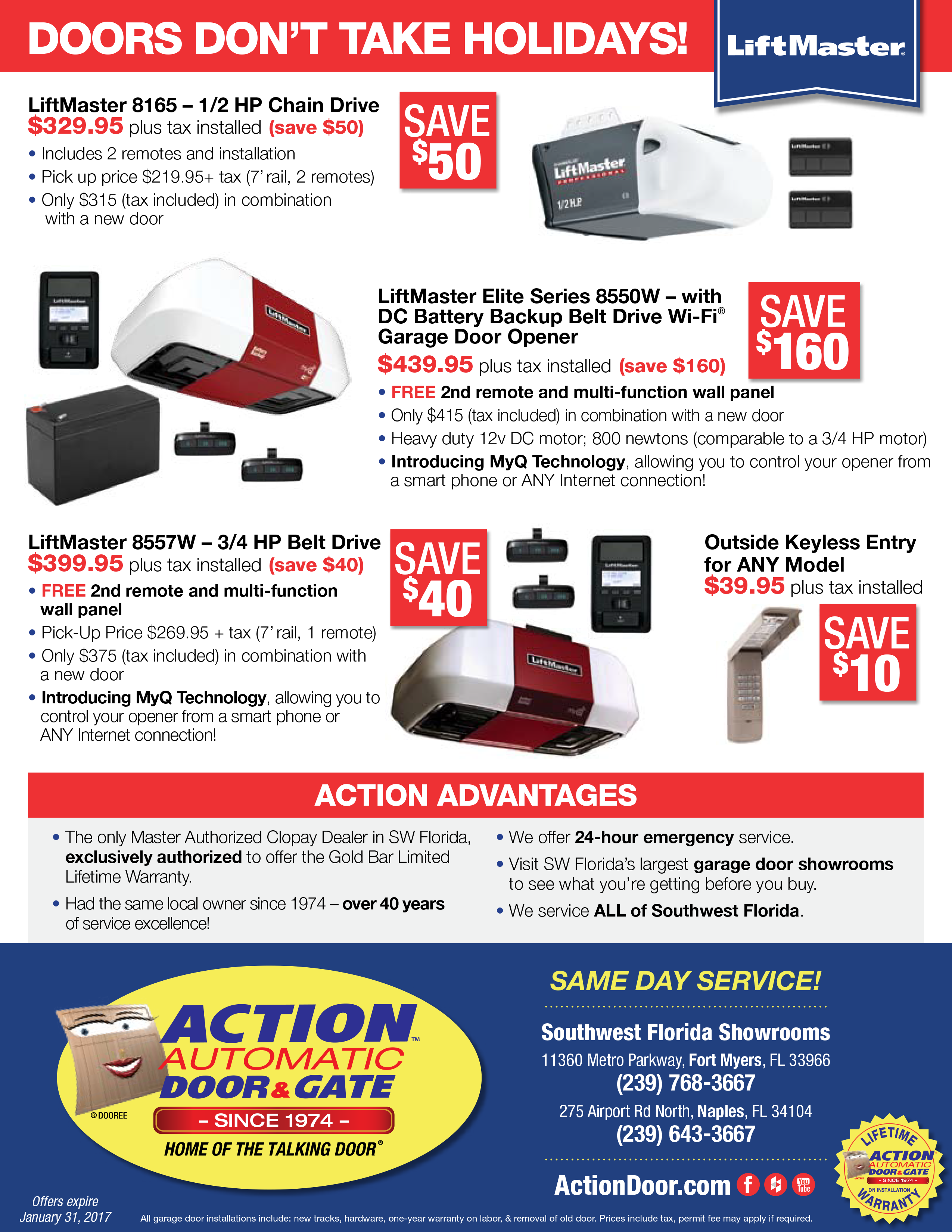 Door 24902 January 2017 Promotions - Flyer Clipart (2550x3300), Png Download