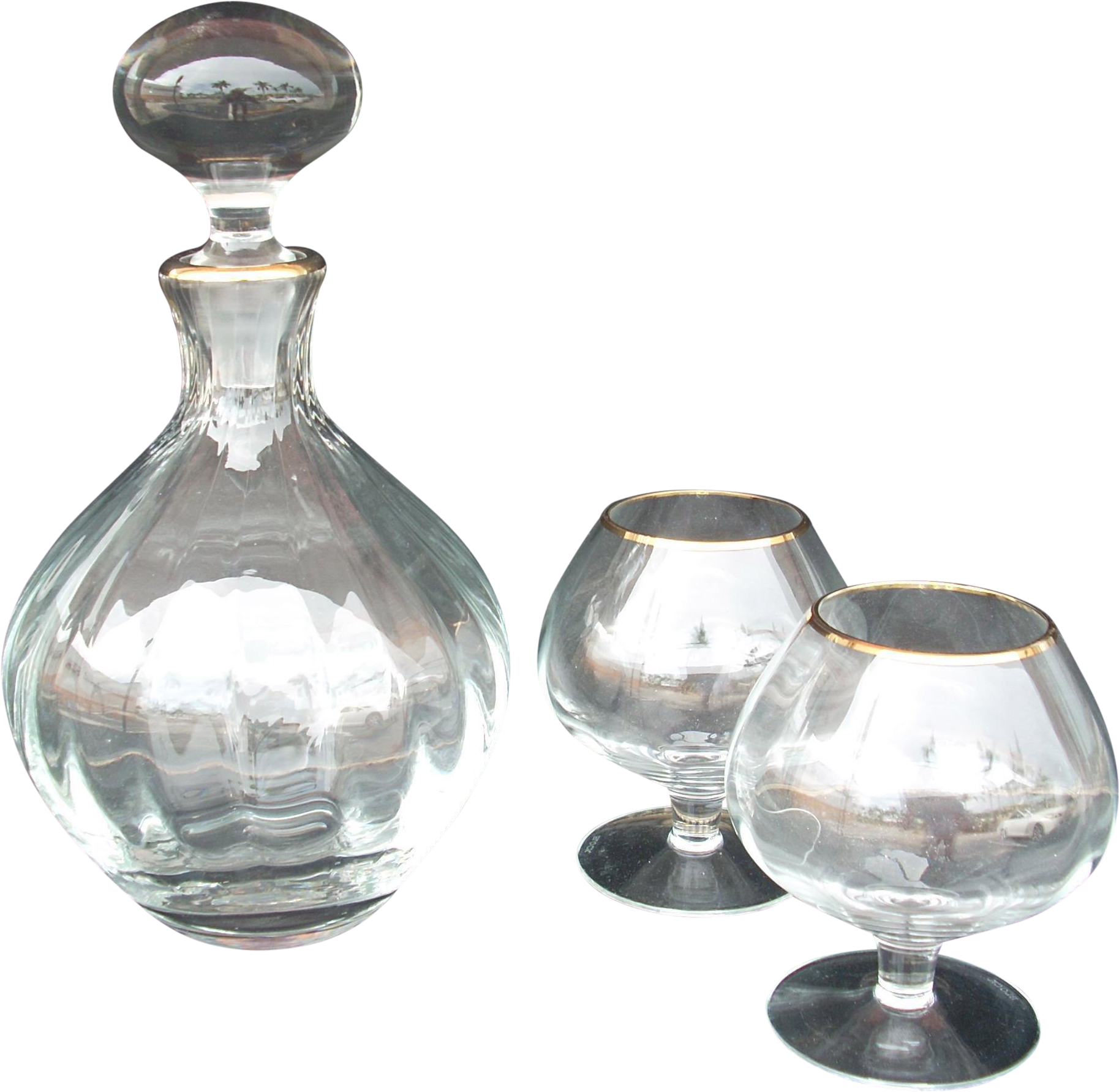 Brandy Service Pieces Chairish - Decanter Clipart (2029x1980), Png Download