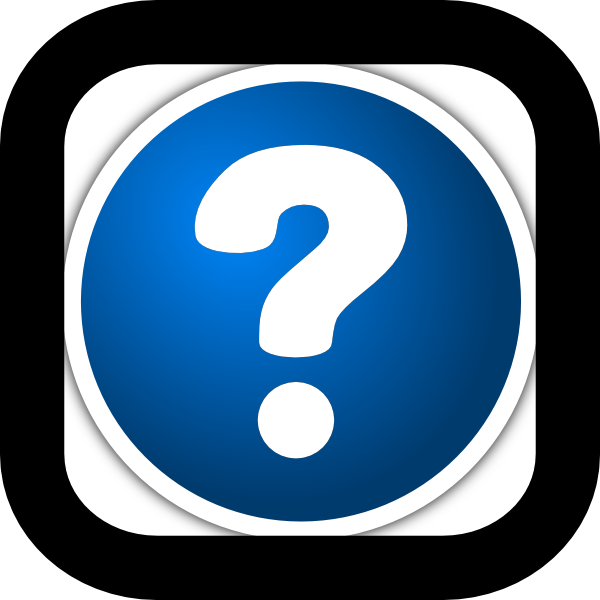 Mark Clipart Checkbox - Question Mark Icon File - Png Download (600x600), Png Download