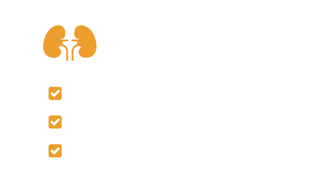 Test The Health Of Kidneys, Shows Check Mark Next To - Tan Clipart (1088x608), Png Download