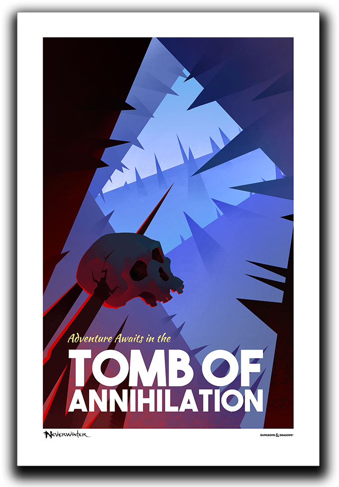 Tomb Of Annihilation Poster Clipart (1000x1000), Png Download