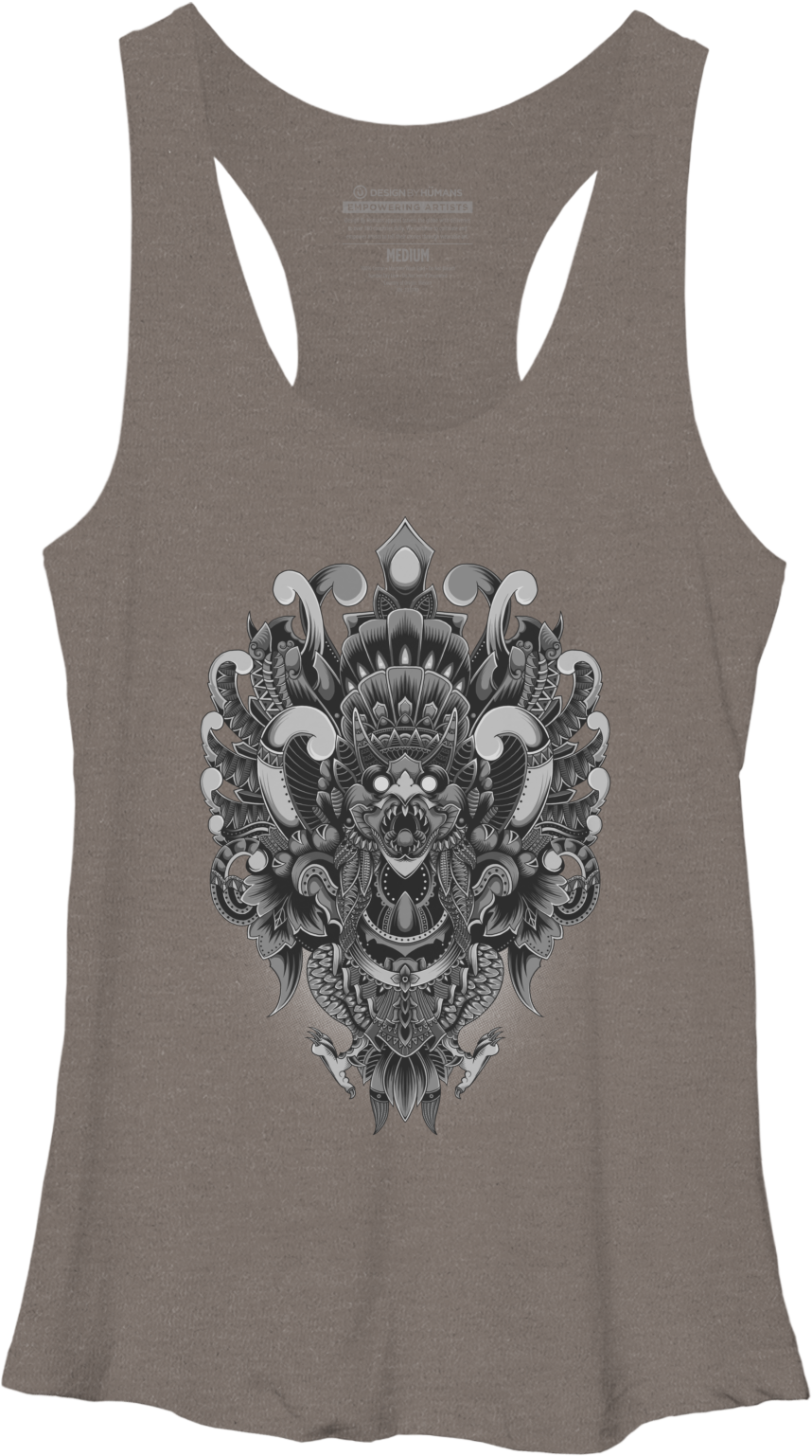 Garuda Racerback - Design By Humans Clipart (1800x1800), Png Download