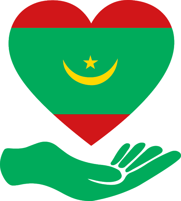 Download Flag Mauritania Love Svg Eps Png Psd Ai Vector - Vector Graphics Clipart (578x640), Png Download