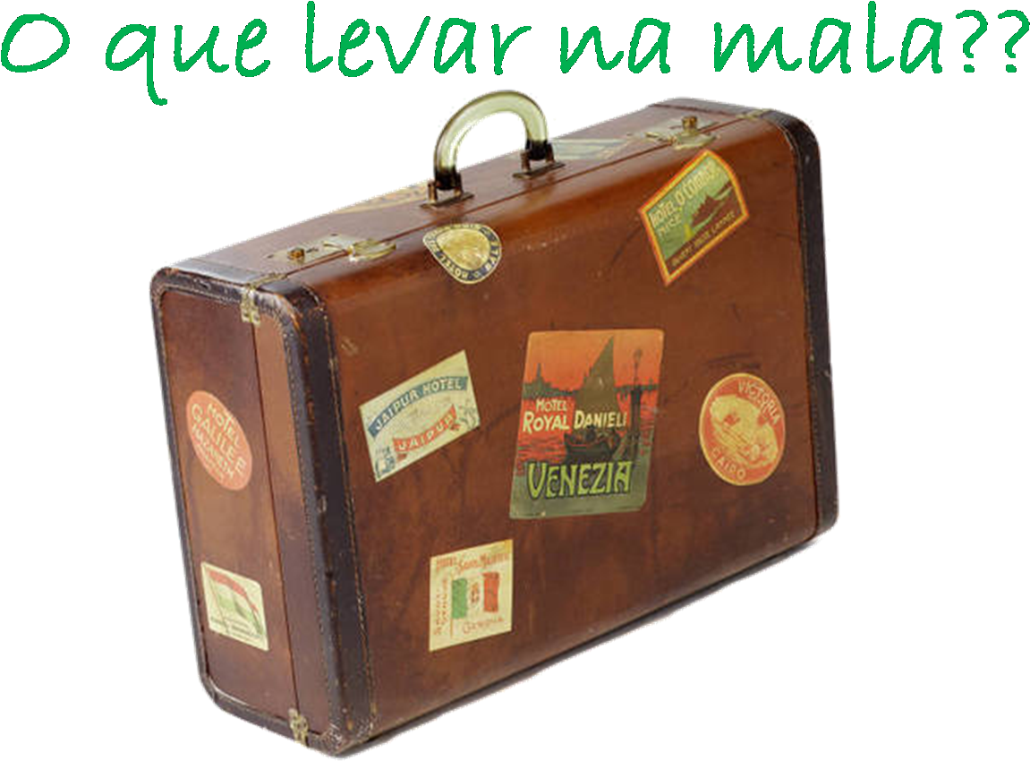 Malas De Viagem Png - Old Brown Leather Suitcase Clipart (1340x917), Png Download
