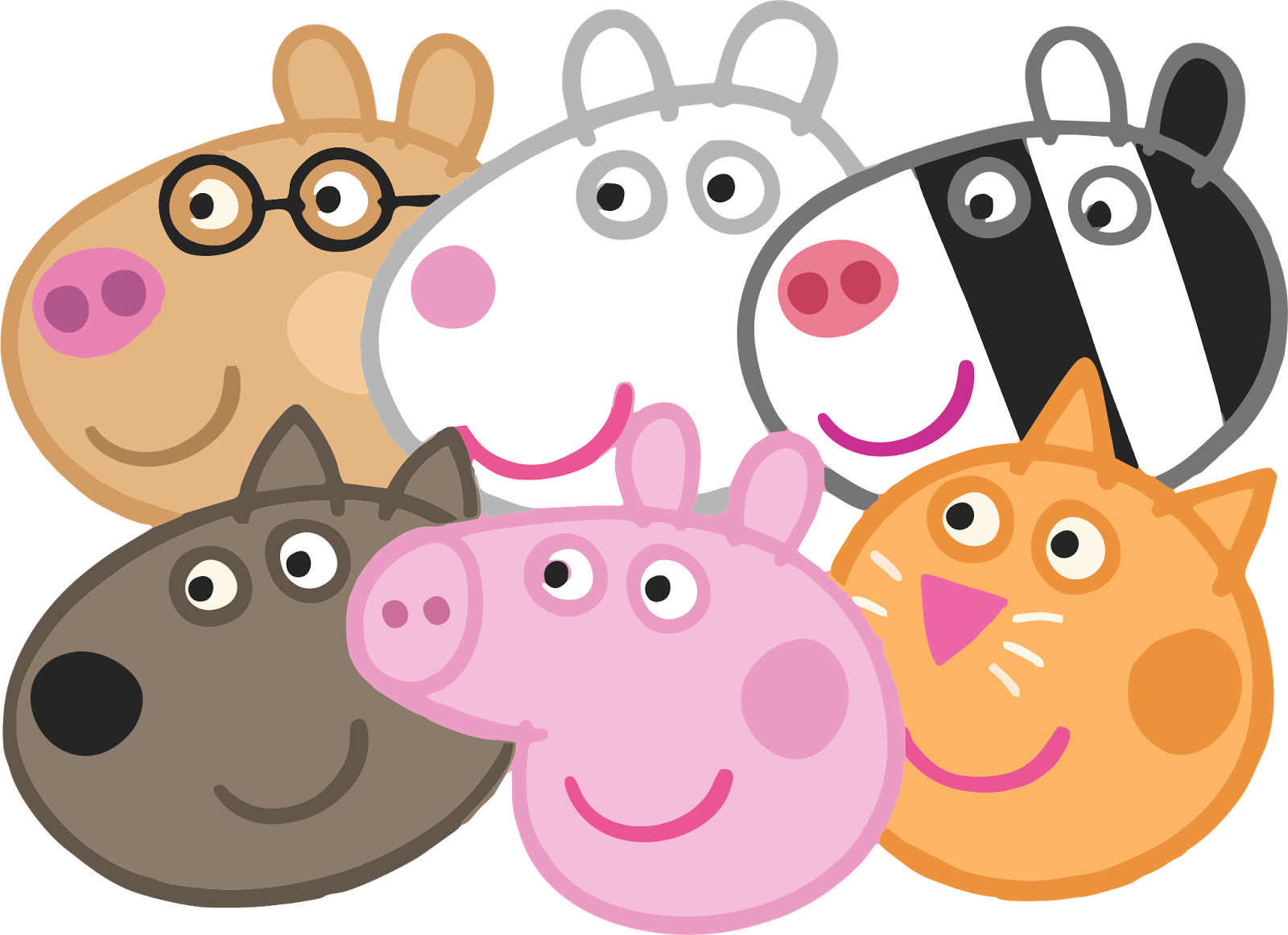 Peppa Pig Free Movie Downloads Vijay 1988 Movie Online - Peppa Pig Vector Clipart (1600x1162), Png Download