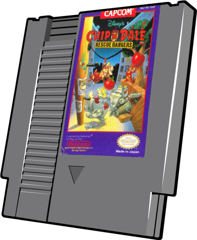 Chip 'n Dale Rescue Rangers - Chip N Dale Nes Cartridge Clipart (707x790), Png Download
