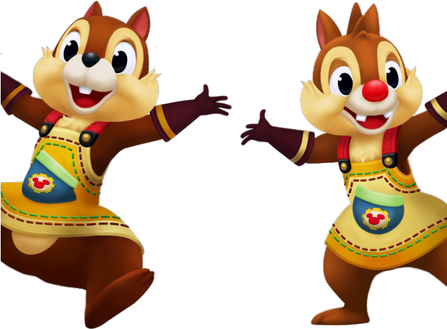 Kingdom Hearts Clipart Chip Dale - Disney Characters Png Transparent (640x480), Png Download