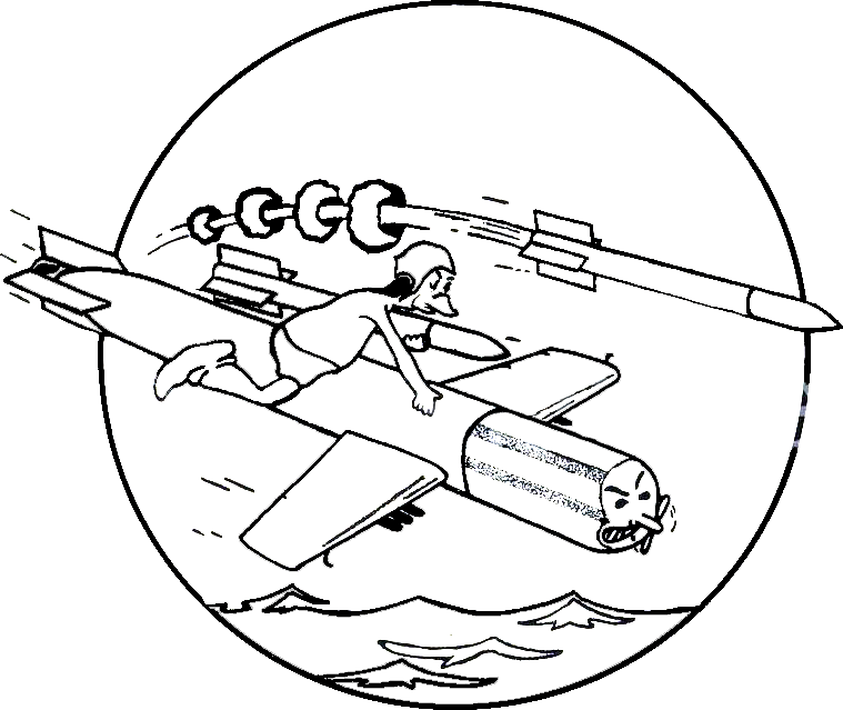 Torpedo Squadron 86 Insignia, 1945 - Assault Rifle Clipart (759x639), Png Download