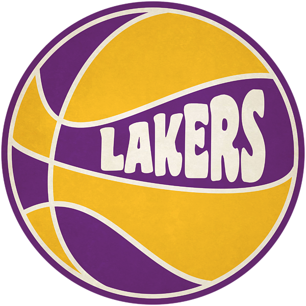 Download Los Angeles Lakers Retro - Circle Clipart Png Download - PikPng