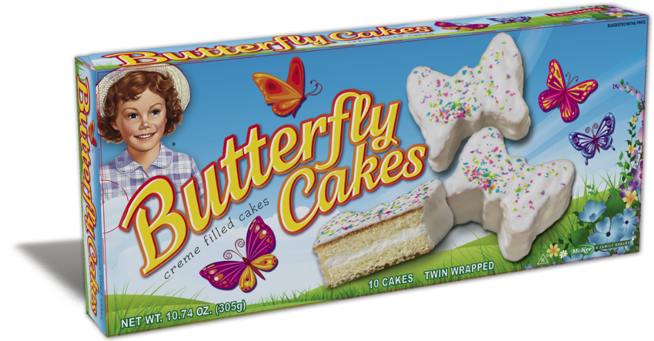 Beware Of Little Debbie - Little Debbie Butterfly Cakes Clipart (993x497), Png Download