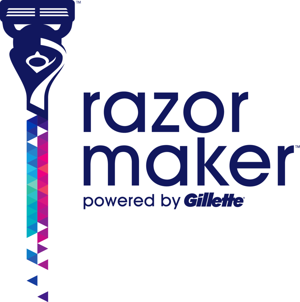 Gillette Razormaker Logorgb - Poster Clipart (1000x1007), Png Download