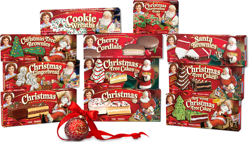 Little Debbie Christmas 2013- The Full Little Debbie - Little Debbie Christmas Snacks Clipart (954x485), Png Download