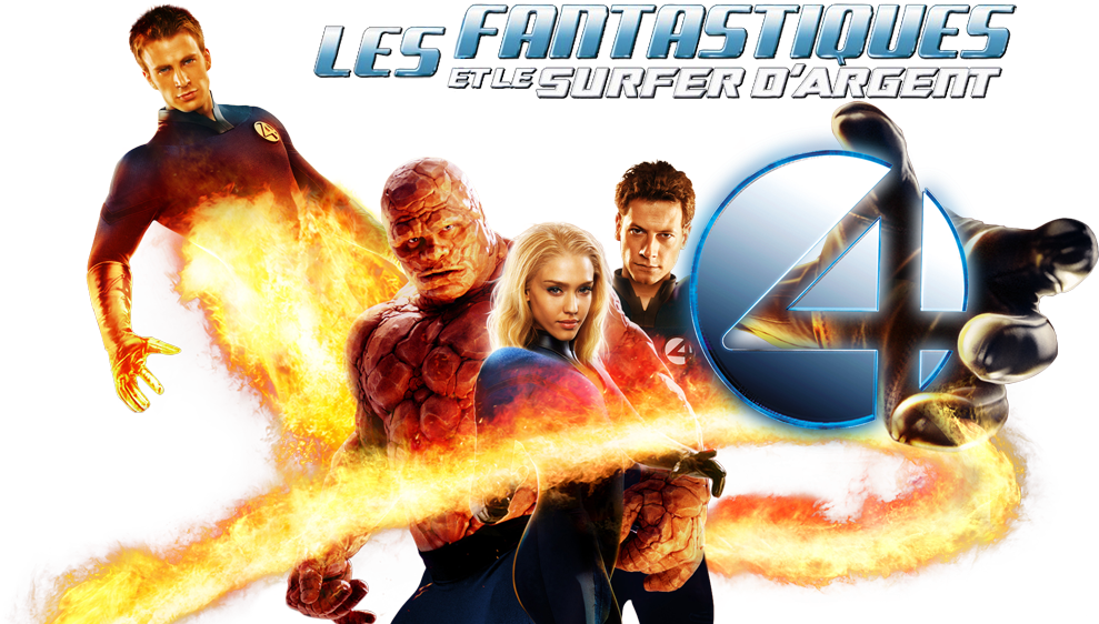 Png Quarteto Fantástico - Rise Of The Silver Surfer Clipart (1000x562), Png Download