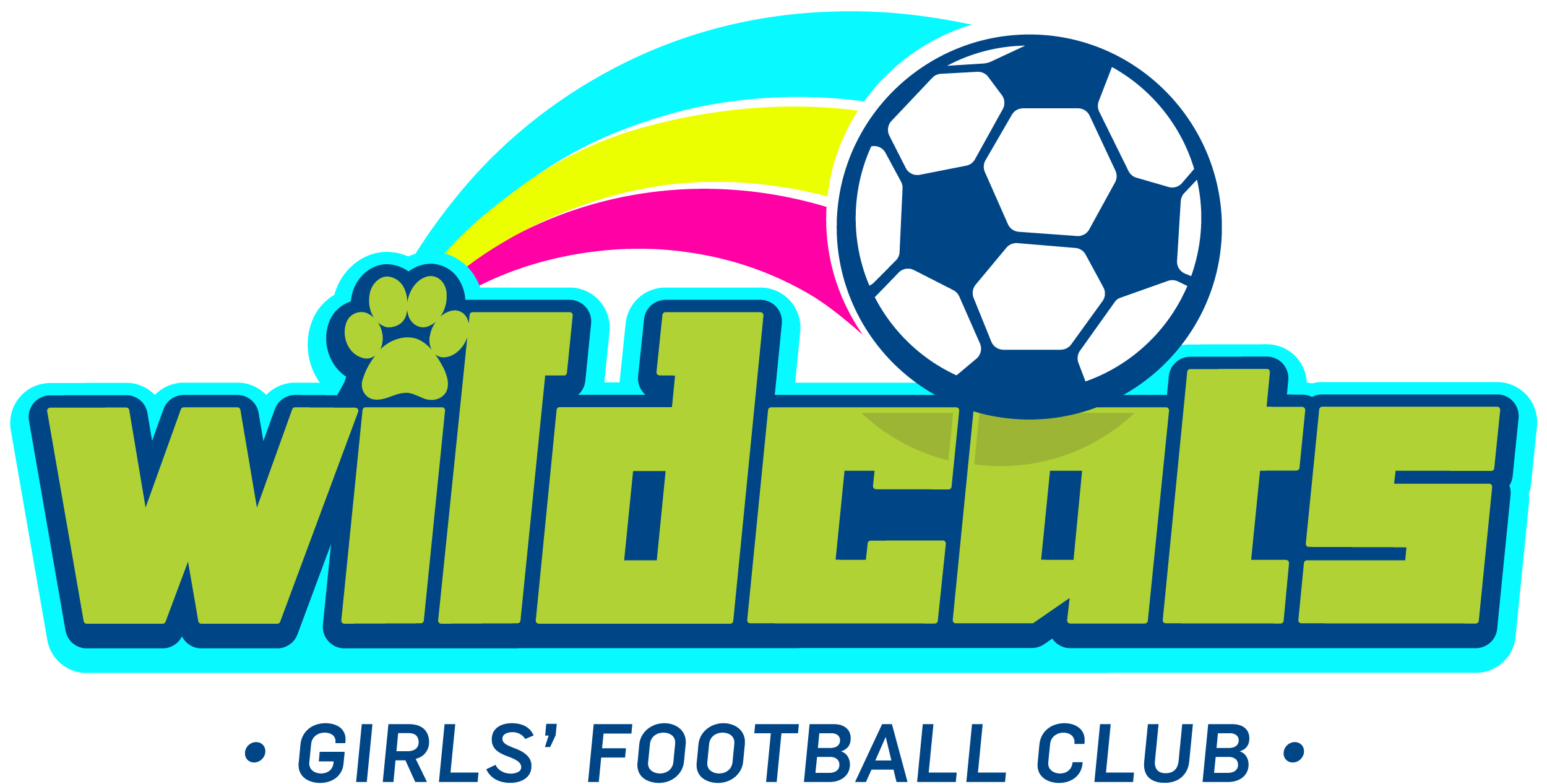 Wildcats Girls' Football - Sse Wildcats Girls Football Clubs Clipart (2500x1267), Png Download
