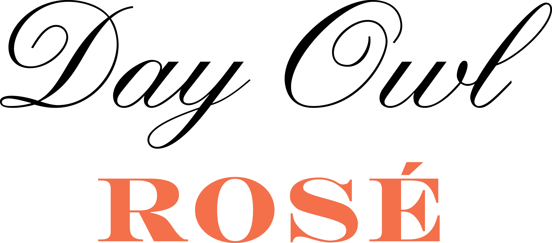 Day Owl Logo - Day Owl Rose Logo Clipart (2198x969), Png Download