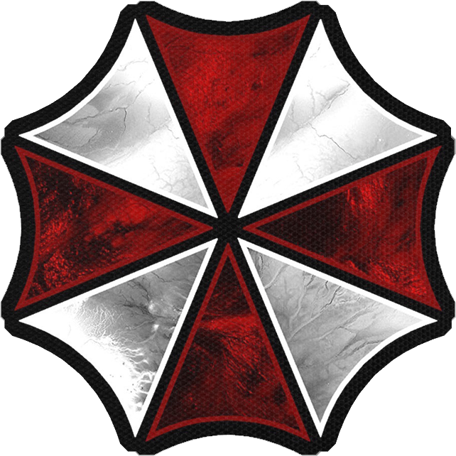 Umbrella Corporation Logo 4x4" Color Patch - Umbrella Corporation Wallpaper Iphone Clipart (642x642), Png Download