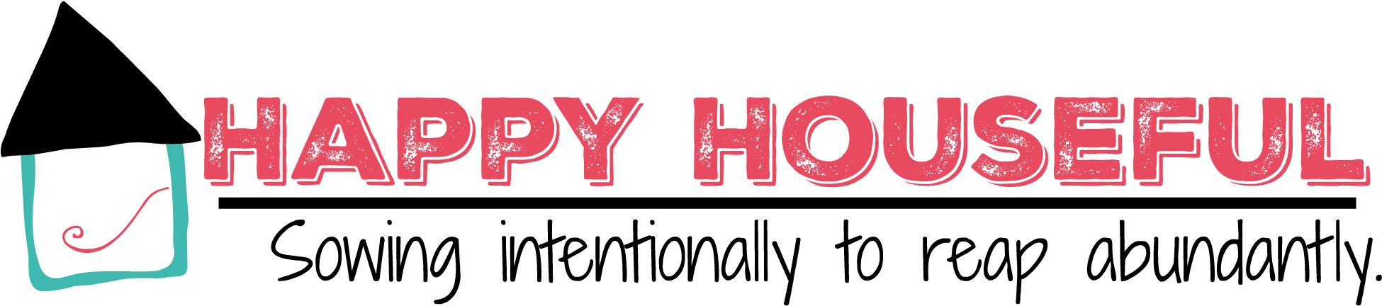 Happy Houseful - Carmine Clipart (1993x502), Png Download