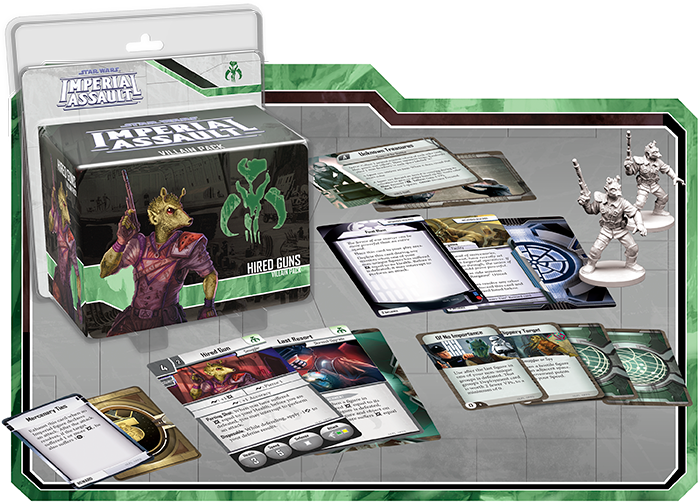 Hired Guns Preview - Star Wars Imperial Assault Bantha Rider Villain Pack Clipart (700x504), Png Download