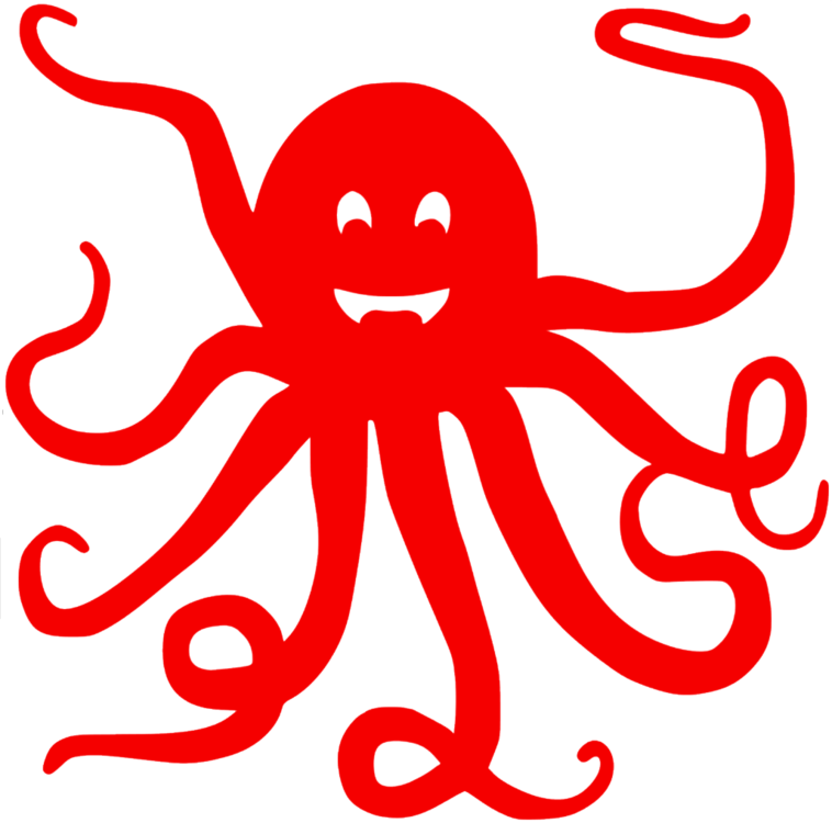 Octopus Line - Octopus Clipart (758x750), Png Download