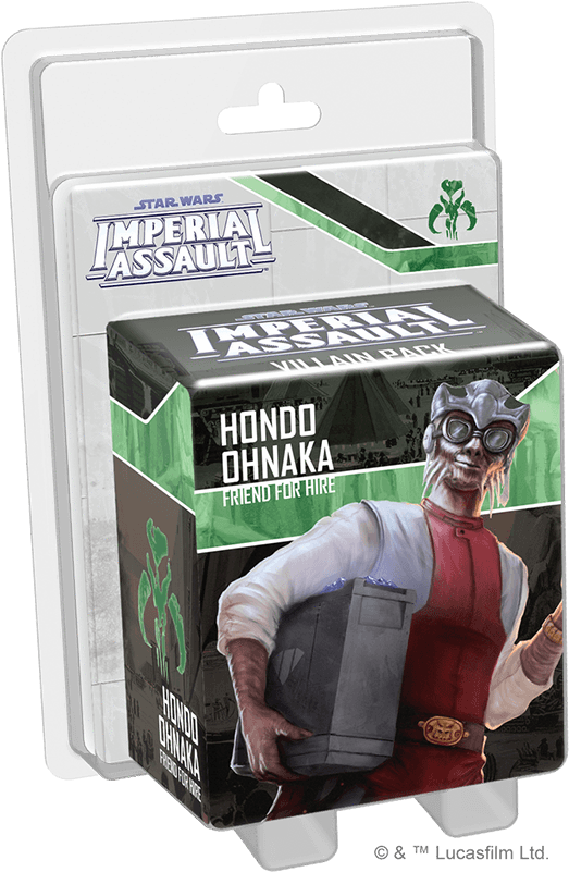 Imperial Assault Hondo Ohnaka Villain Pack - Imperial Assault Hondo Clipart (800x800), Png Download