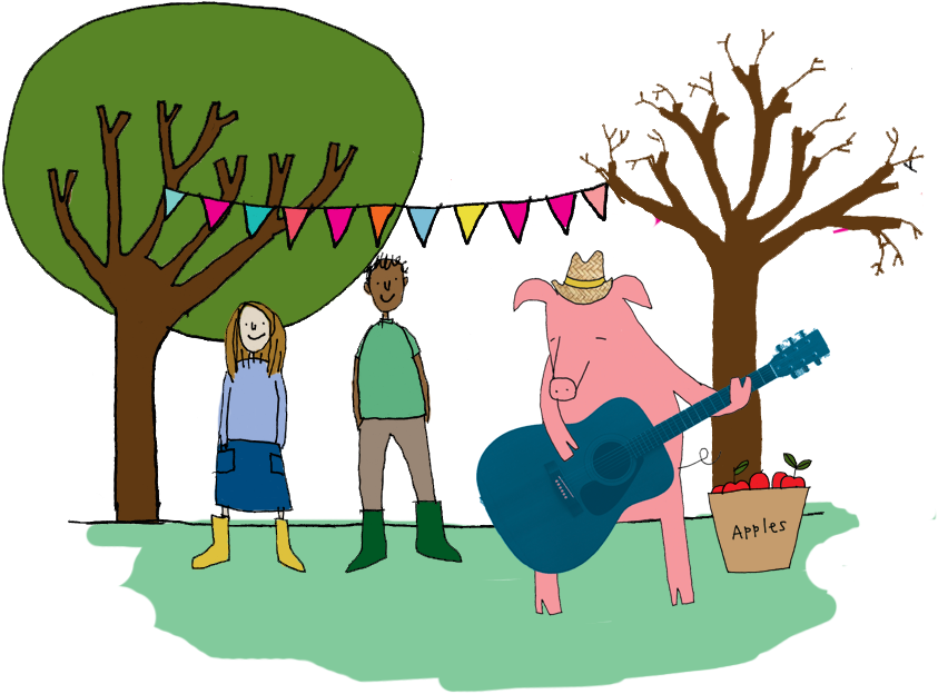 Farm Nature Ticket Clipart - Illustration - Png Download (870x672), Png Download