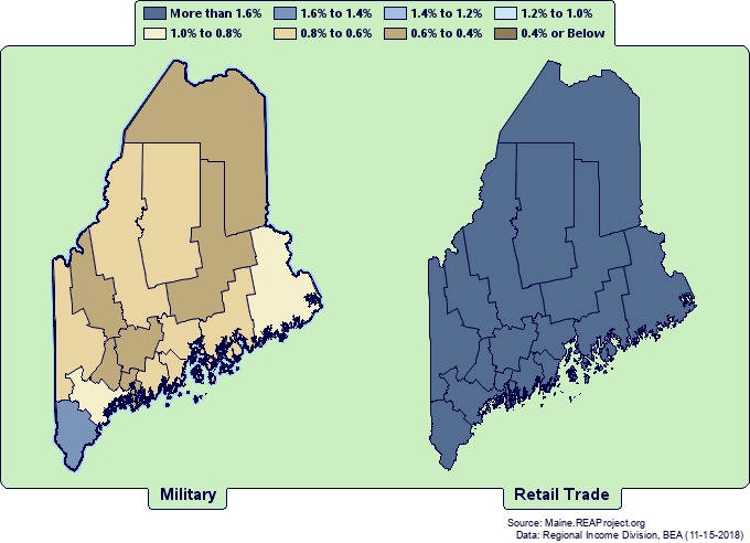Employment By County - Maine Clipart (680x492), Png Download