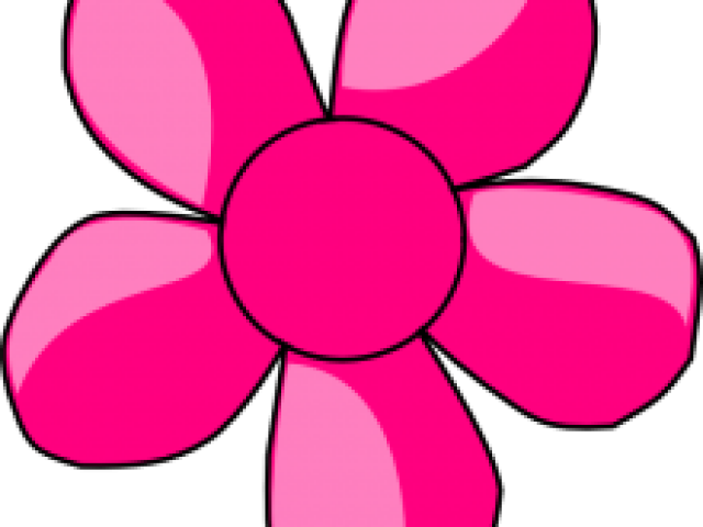 Daisy Clipart Fuchsia - Clipart Cartoon Flower Images Png Transparent Png (640x480), Png Download