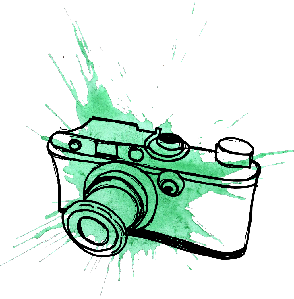 #ftestickers #camera #watercolor #stain #splash #paint - Watercolor Painting Clipart (1024x1040), Png Download