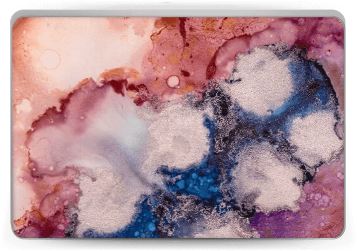 Color Mix Skin Laptop - Watercolor Paint Clipart (800x533), Png Download