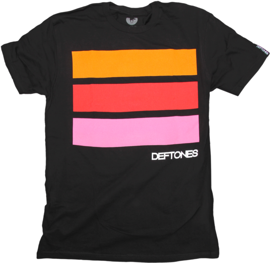 Sunset Bars Black T-shirt - Deftones Clipart (600x600), Png Download
