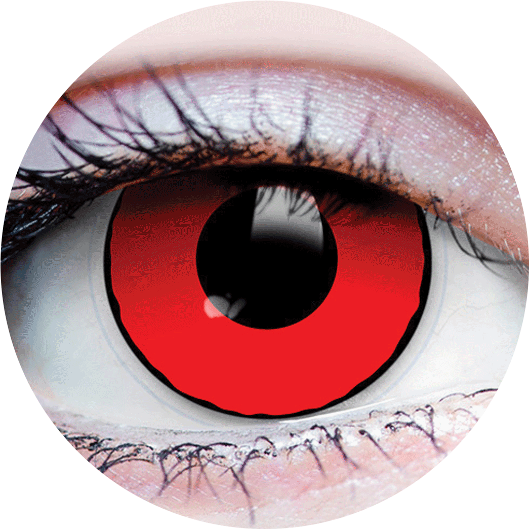 22907 Blood Eyes V=1522947583 - Steampunk Contact Lenses Clipart (1045x1045), Png Download