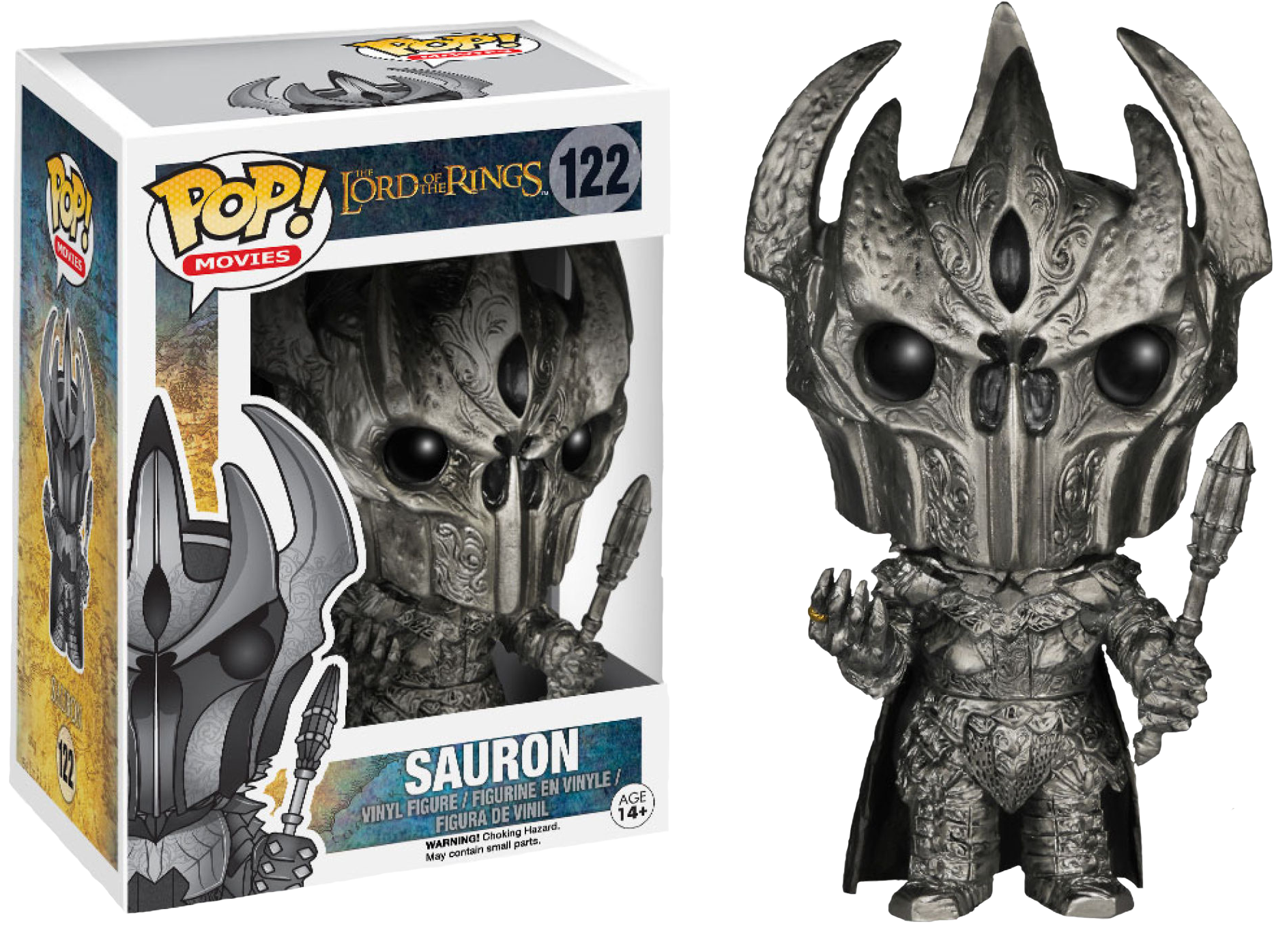 The Lord Of The Rings - Sauron Funko Pop Clipart (2000x1428), Png Download