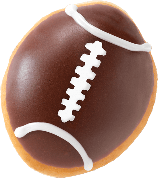 Basketball Donut - Football Donut Clipart (800x640), Png Download