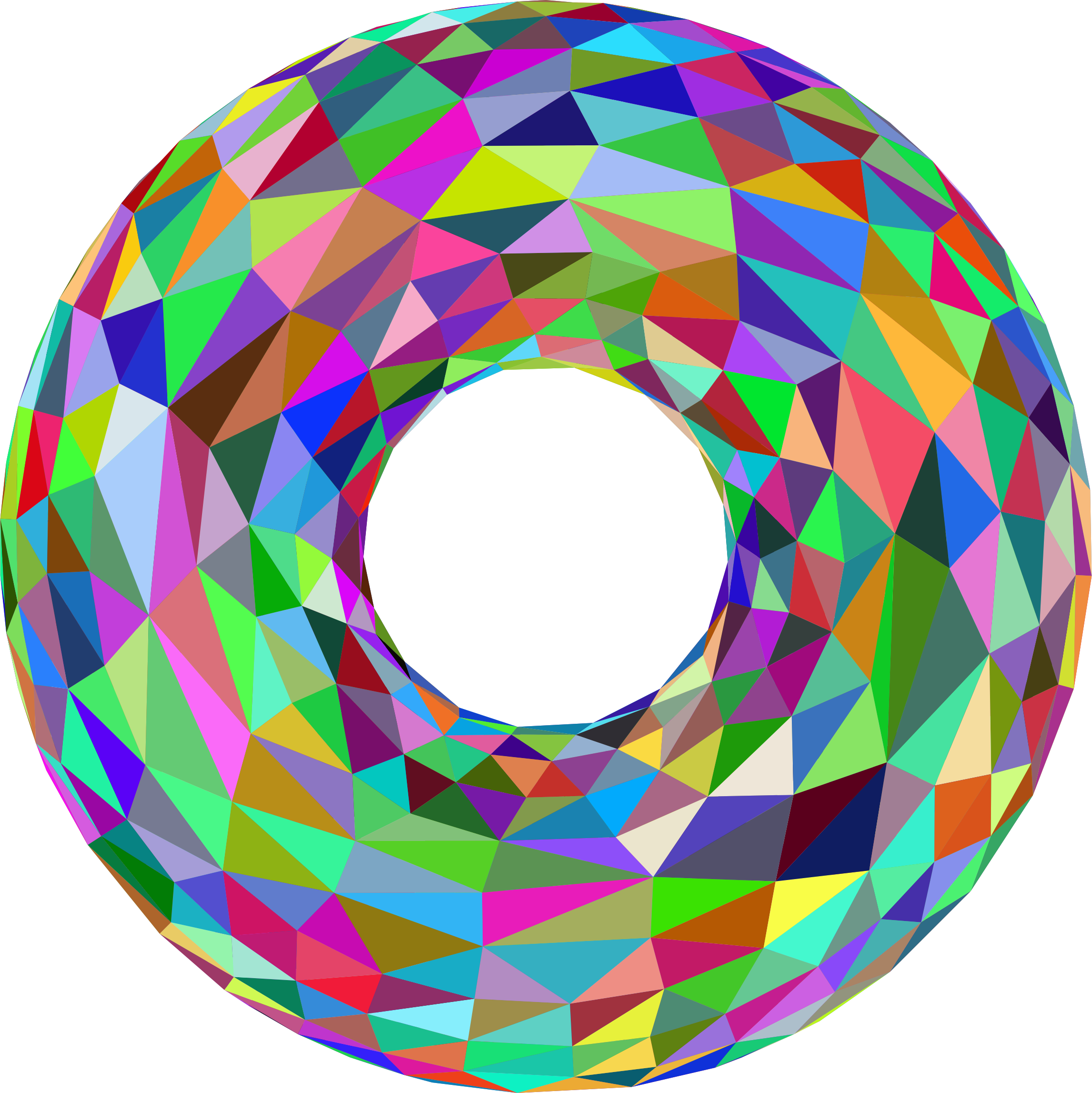 This Free Icons Png Design Of 3d Torus Prismatic - Torus Png Clipart (2292x2294), Png Download