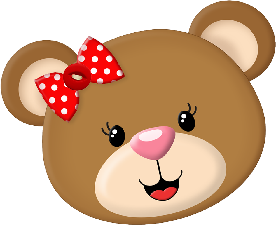 Clipart Bear Face - Teddy Bear Face Clip Art - Png Download (1004x829), Png Download