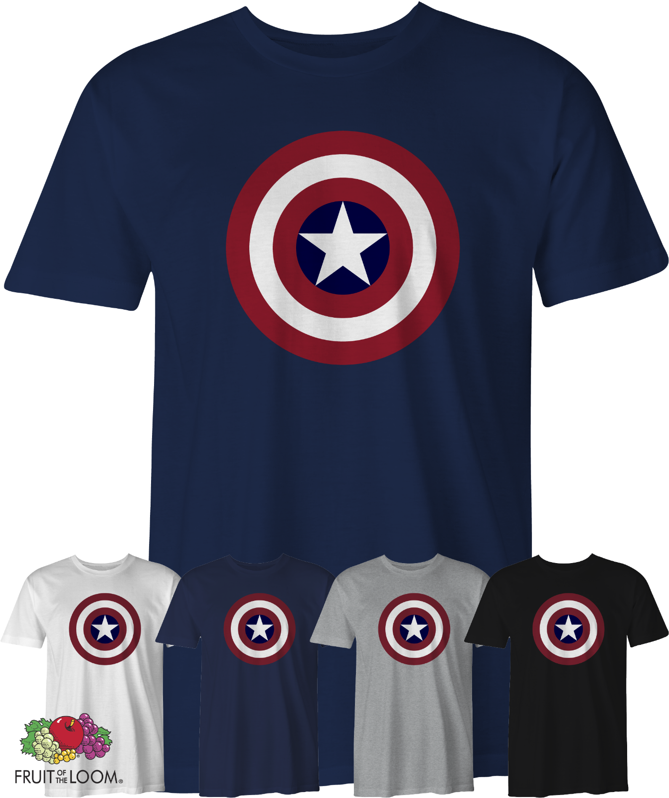 Captain America Mens Adults T Shirt Marvel Comics Super - Tricou Captain America Clipart (1342x1600), Png Download
