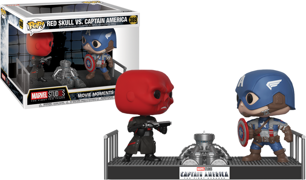 Movie Moments Marvel Captain America Vs - Funko Pop Marvel Movie Moments Clipart (1024x604), Png Download