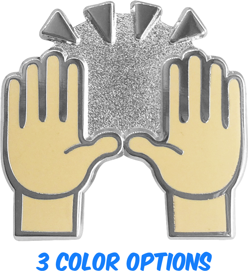 Emoji Pins Hands Clipart (600x600), Png Download