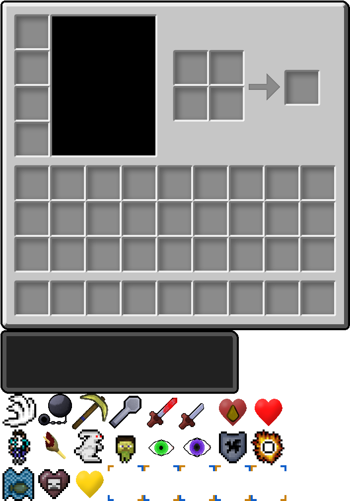 Minecraft Inventory Png Clipart (1024x1024), Png Download