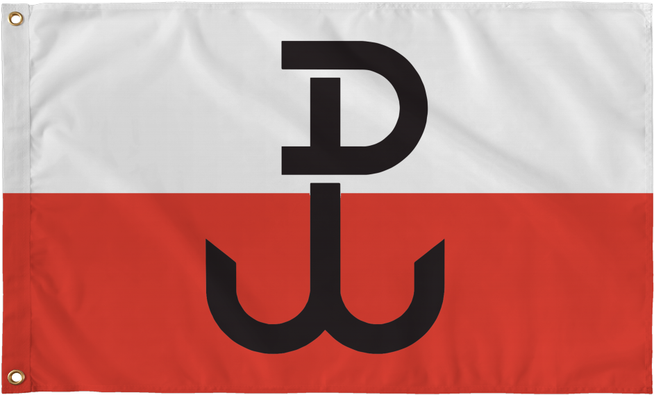Polish Resistance Flag Clipart (1024x1024), Png Download