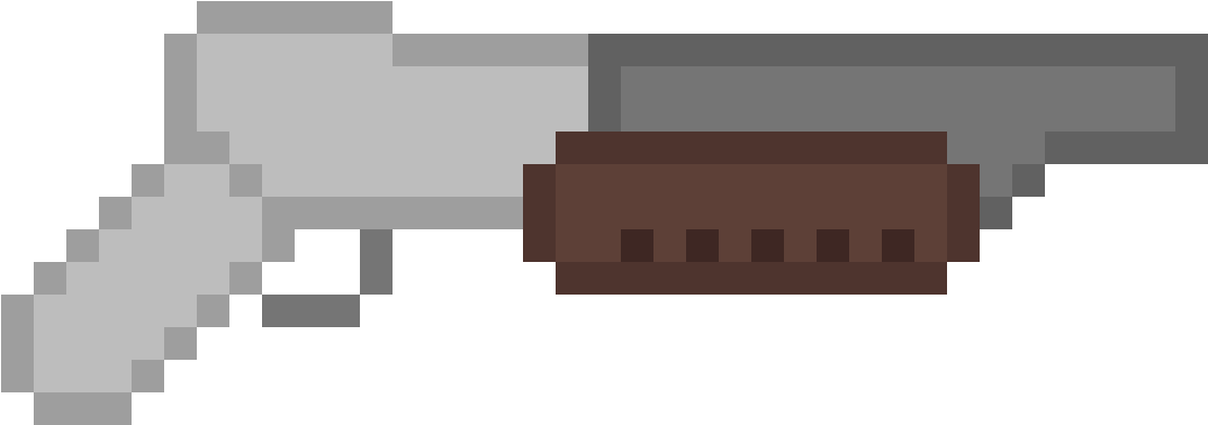Shotgun - Pixel Art Clipart (1200x1200), Png Download