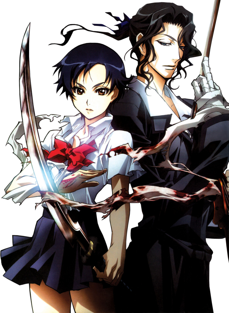 Wuhu - Haji Y Saya Blood+ Clipart (765x1045), Png Download