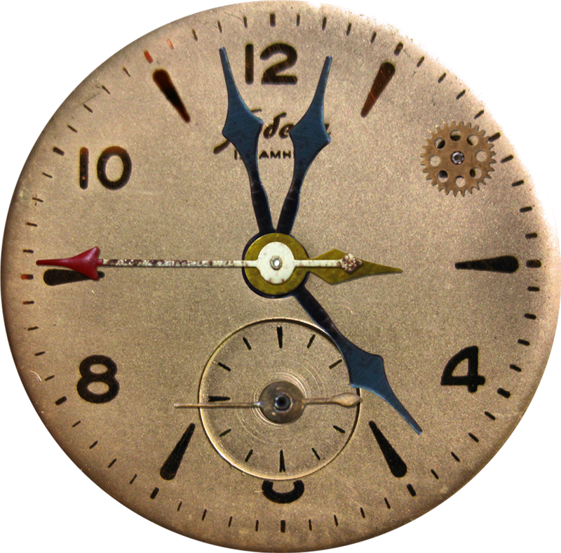 Photo Mussolrosa Romantic Steampunk Elements 7 - Wall Clock Clipart (800x788), Png Download