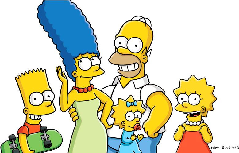 Official Site Of - Simpson Family Clipart (960x500), Png Download