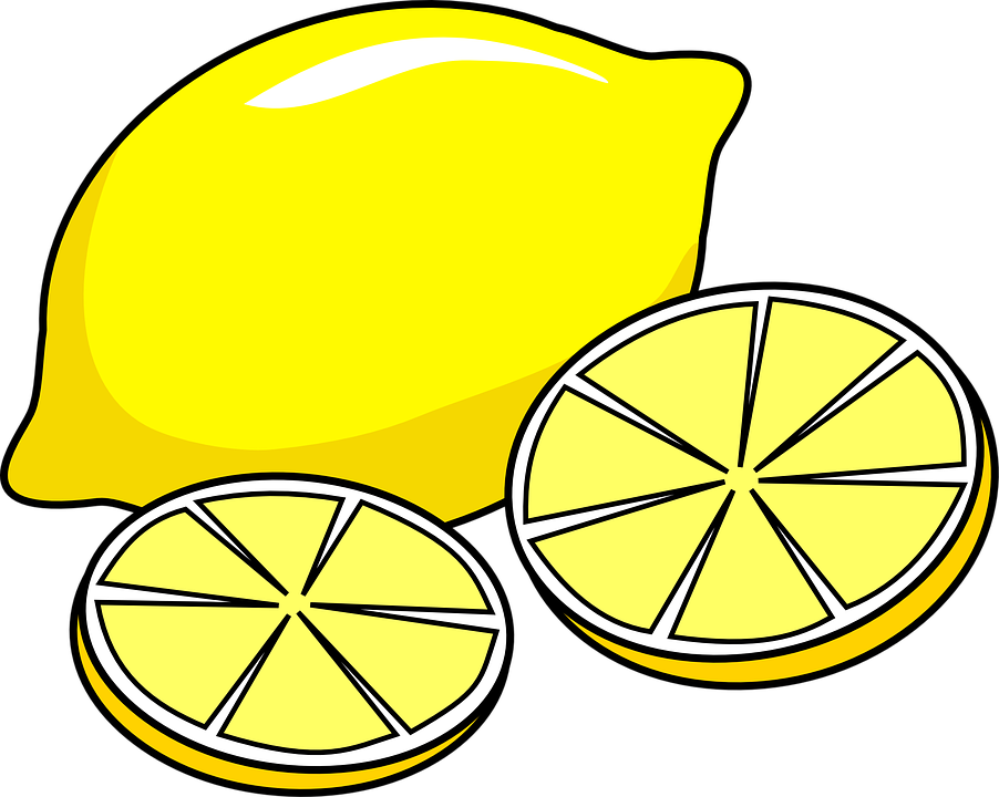 Cartoon Sour Face - Free Clipart Lemon - Png Download (902x720), Png Download
