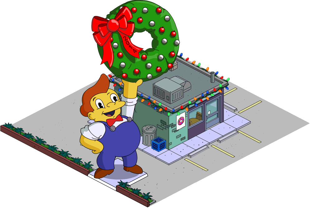 Lard Lad Donuts Wikisimpsons - Simpsons Tapped Out Lard Lad Donuts Clipart (994x668), Png Download