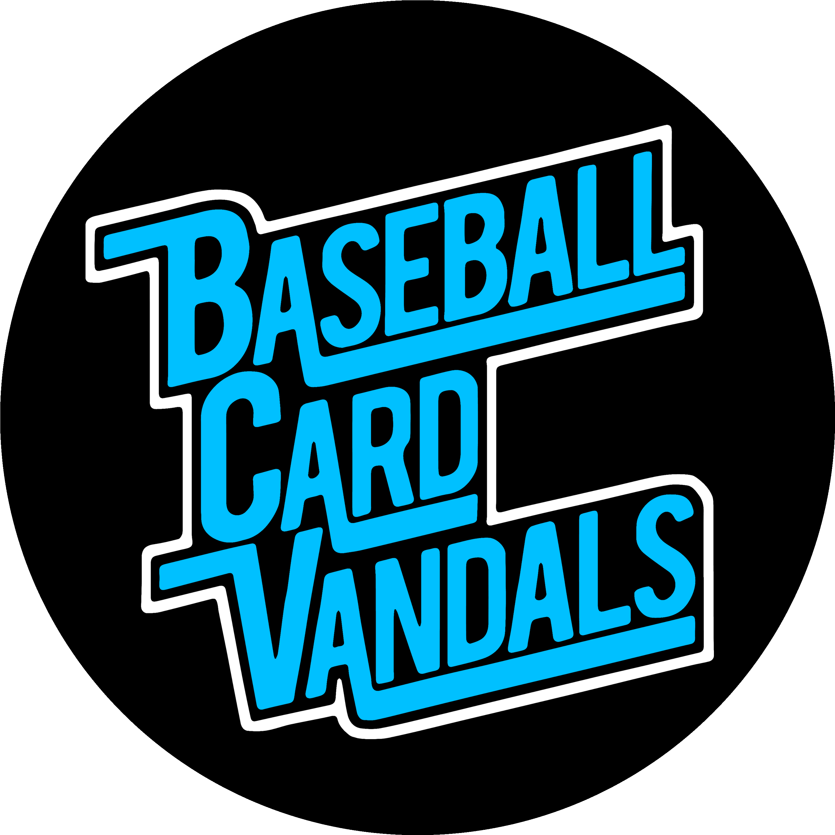 Baseball Card Vandals - Circle Clipart (3401x3374), Png Download